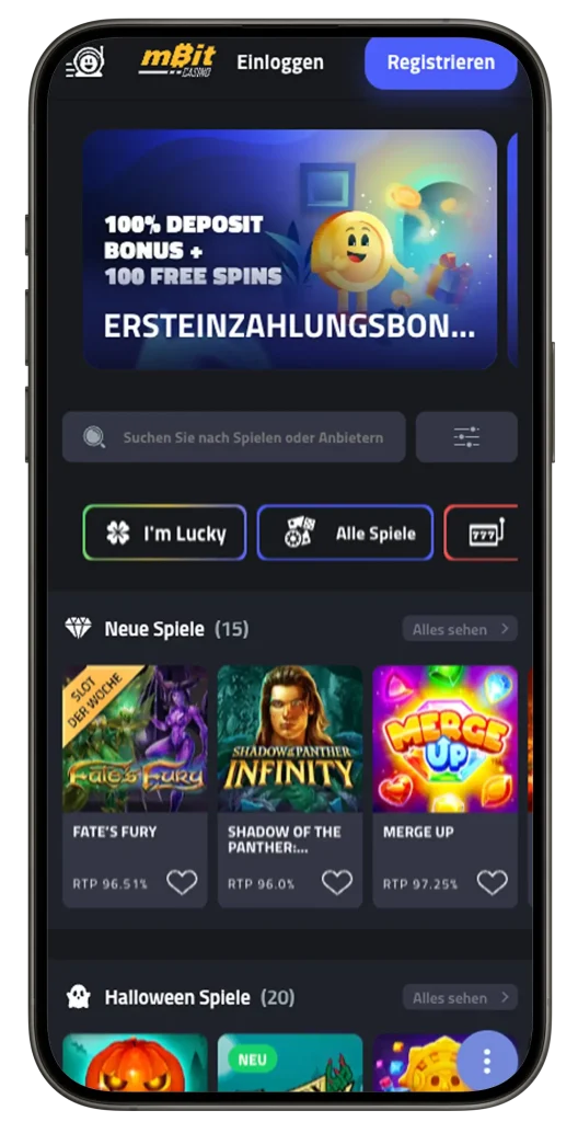 MBit Casino Mobile App